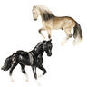 View Item Breyer Stablemates 5938a Mare & Stallion - Mystery Foal - ANDALUSIAN/PASO